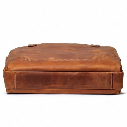 Classy Leather Bags The Everyday Office Briefcase - AVBL MRKT (8)