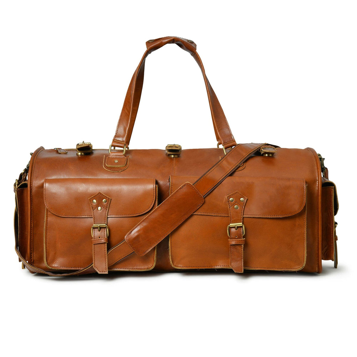 Classy Leather Bags The Fenrich Duffel - AVBL MRKT (2)