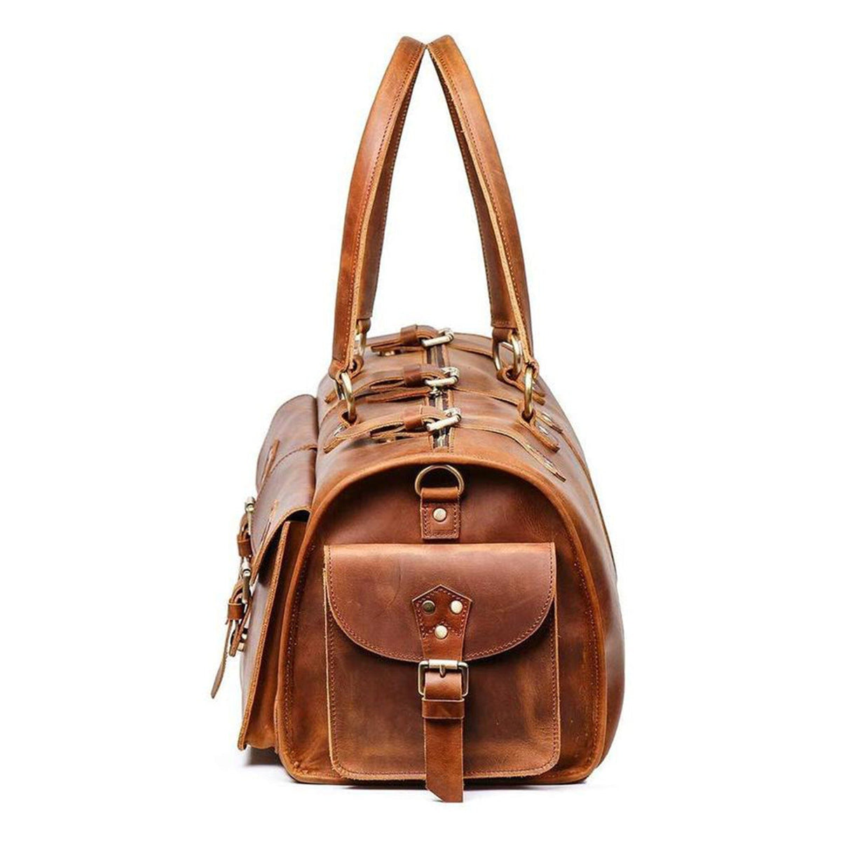 Classy Leather Bags The Fenrich Duffel - AVBL MRKT (6)