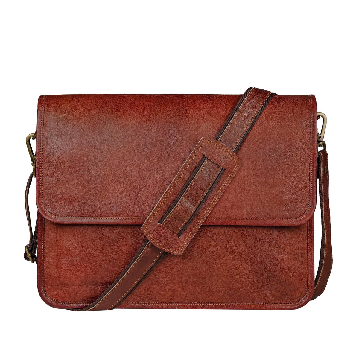 Classy Leather Bags The Flap Over Messenger - AVBL MRKT (1)