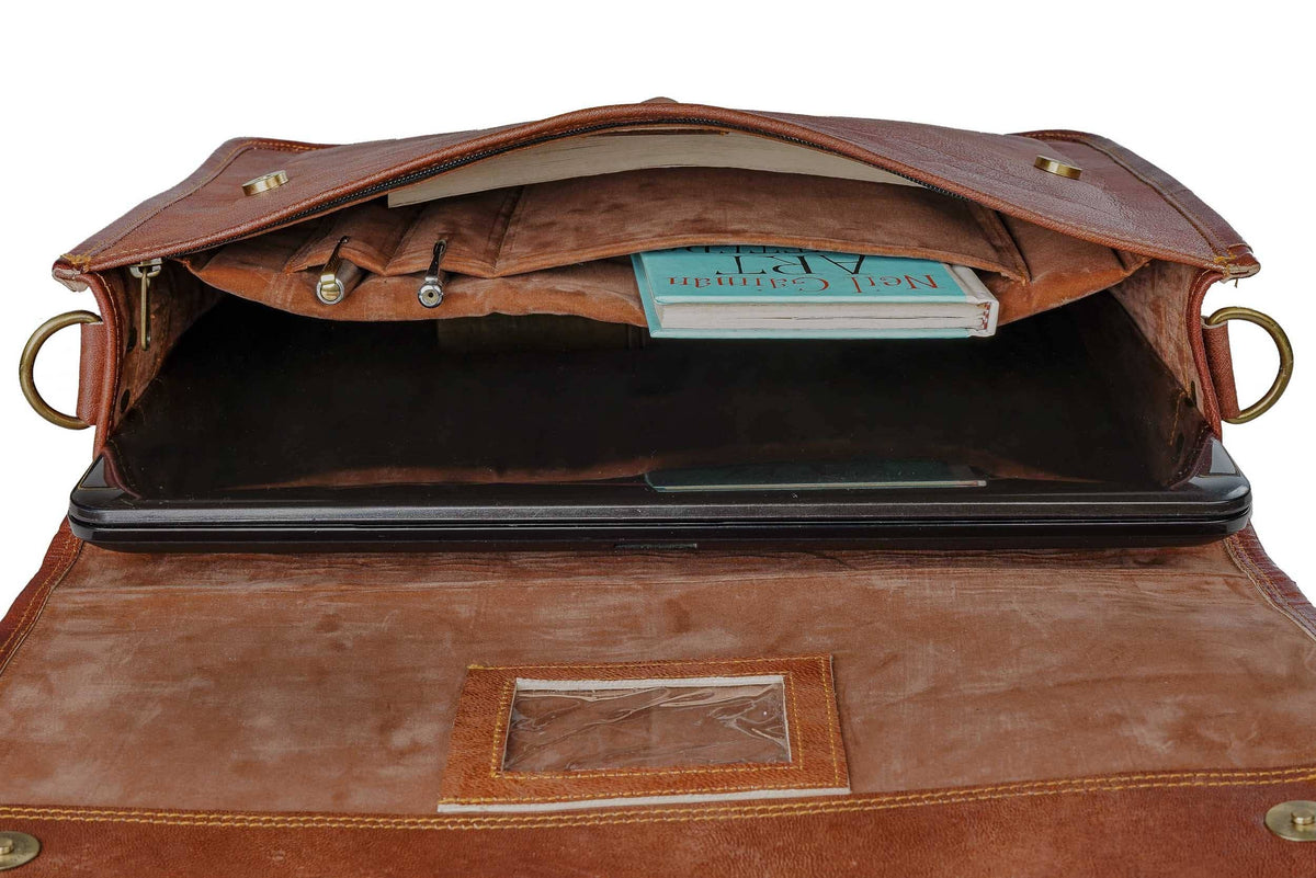 Classy Leather Bags The Flap Over Messenger - AVBL MRKT (3)