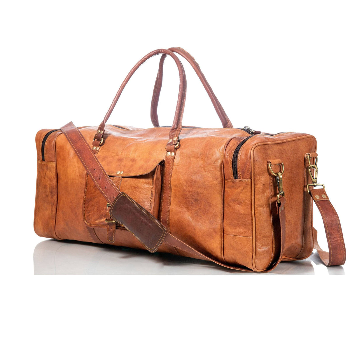 Classy Leather Bags The Fletcher Duffel - AVBL MRKT (2)