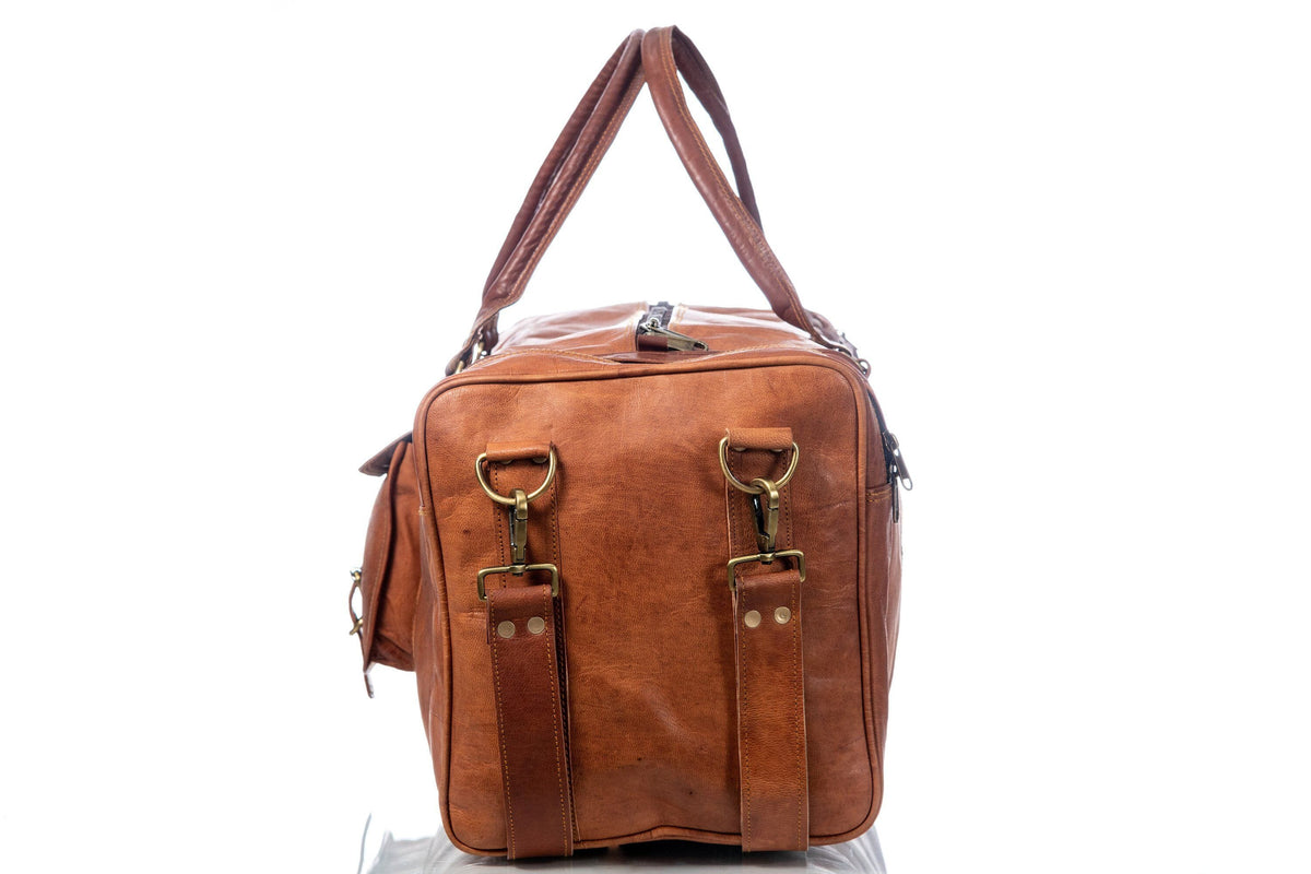Classy Leather Bags The Fletcher Duffel - AVBL MRKT (4)