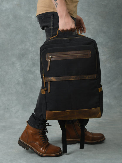 Classy Leather Bags The Foster Canvas Backpack - AVBL MRKT (3)
