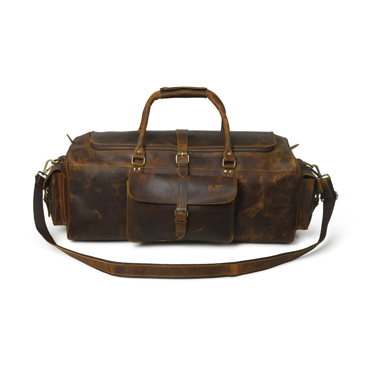 Classy Leather Bags The Goldman Travel Duffel - AVBL MRKT (1)