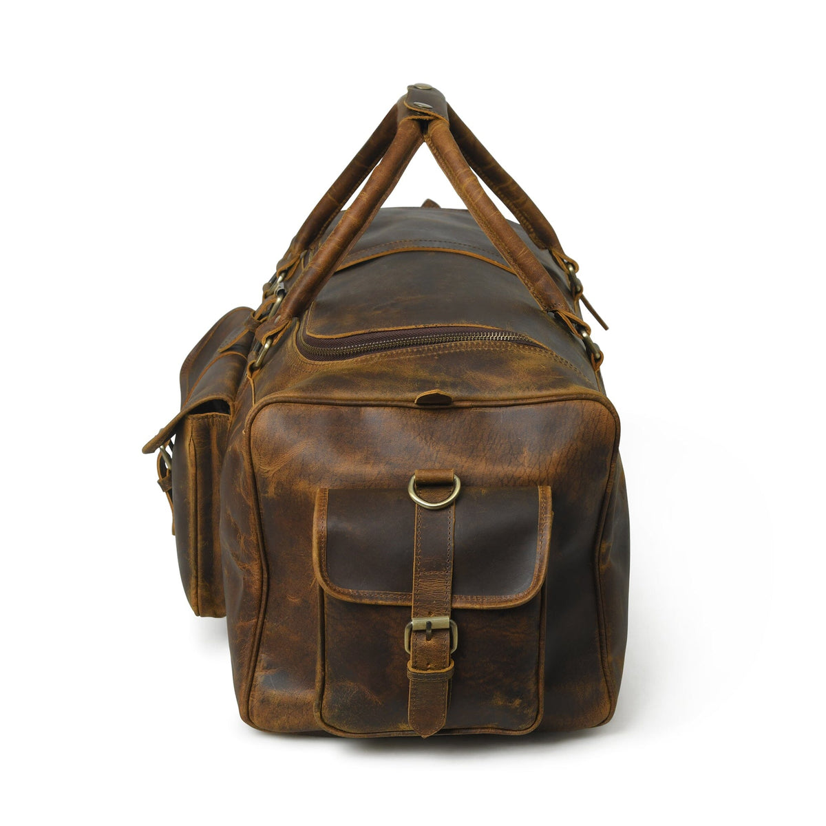 Classy Leather Bags The Goldman Travel Duffel - AVBL MRKT (6)