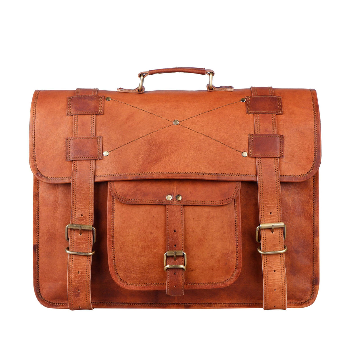 Classy Leather Bags The Griffin Crossbody Messenger - AVBL MRKT (2)
