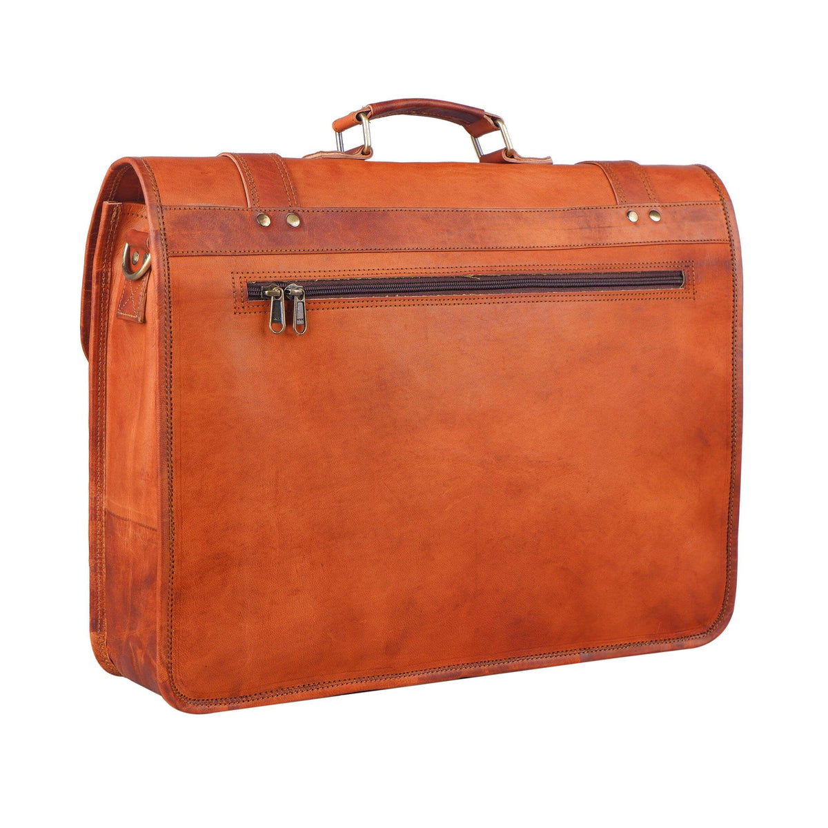 Classy Leather Bags The Griffin Crossbody Messenger - AVBL MRKT (4)