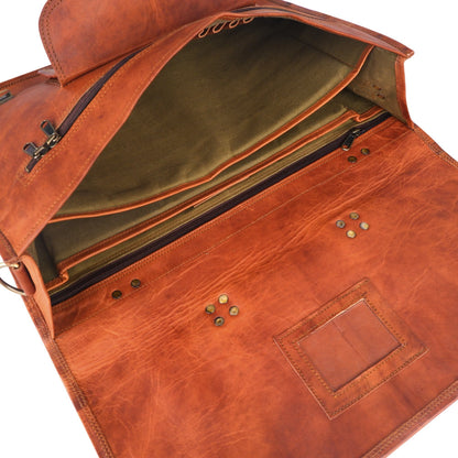 Classy Leather Bags The Griffin Crossbody Messenger - AVBL MRKT (7)