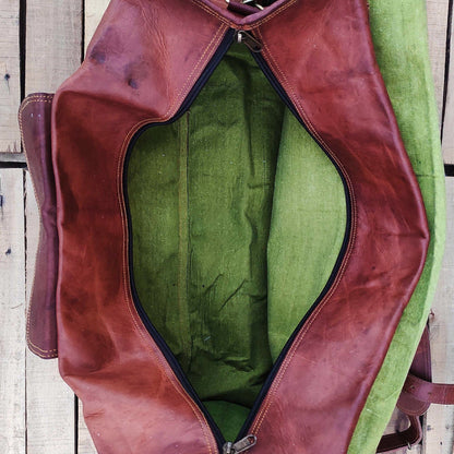 Classy Leather Bags The Harrison Duffel - AVBL MRKT (4)