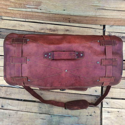 Classy Leather Bags The Harrison Duffel - AVBL MRKT (6)