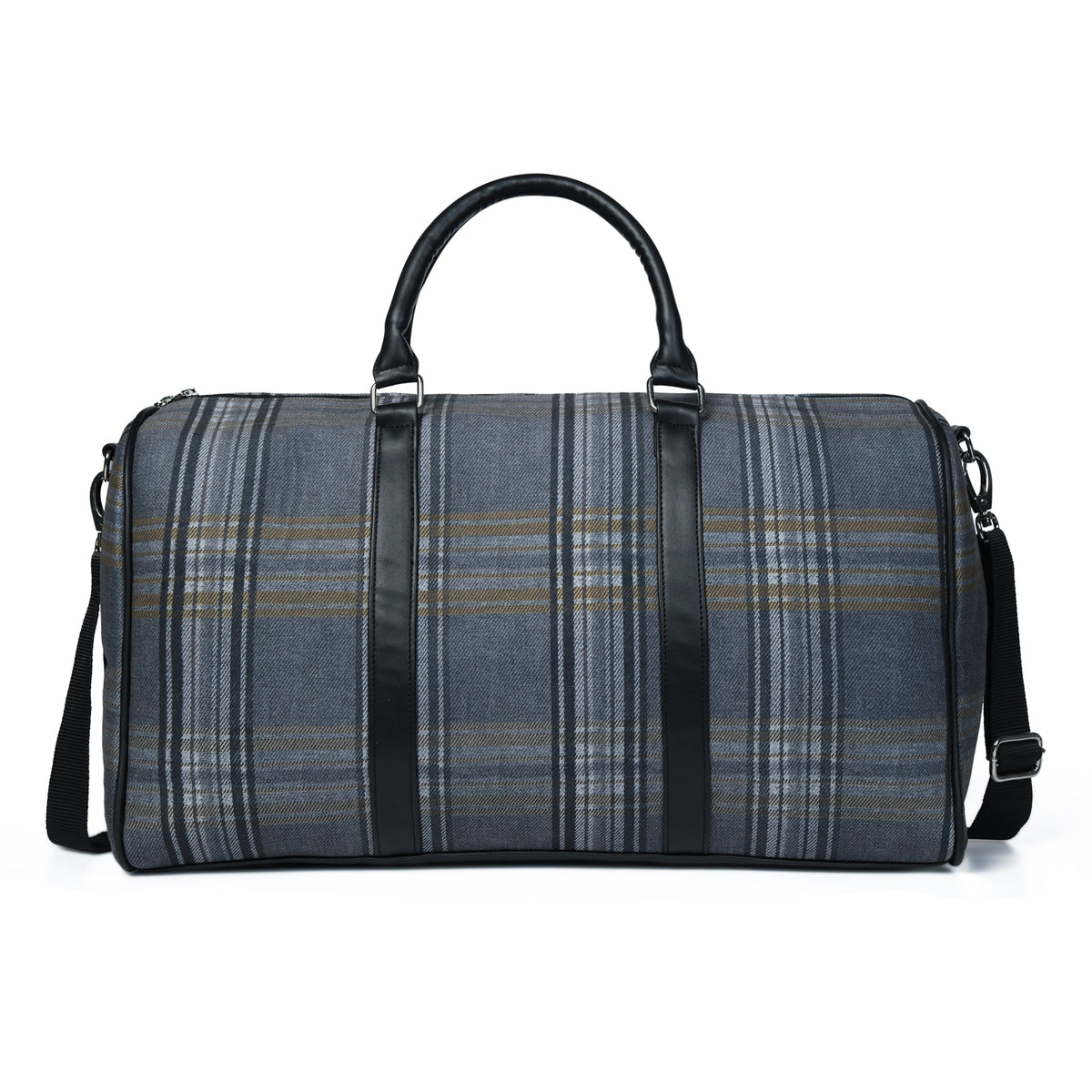 Classy Leather Bags The Highlander Plaid Duffle Bag - AVBL MRKT (6)