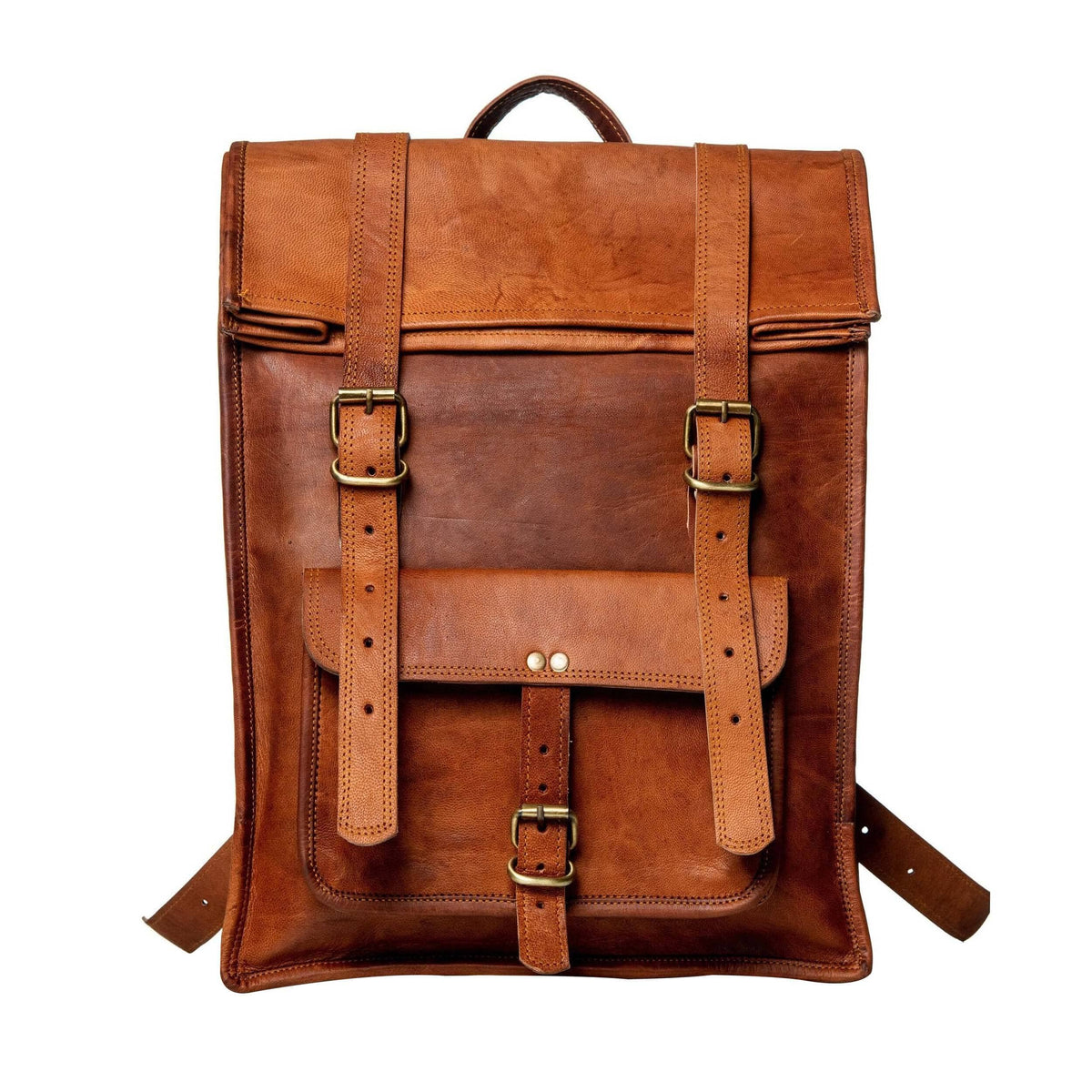 Classy Leather Bags The Hoffman Roll Top Backpack - AVBL MRKT (1)