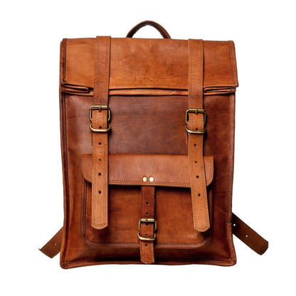 Classy Leather Bags The Hoffman Roll Top Backpack - AVBL MRKT (1)