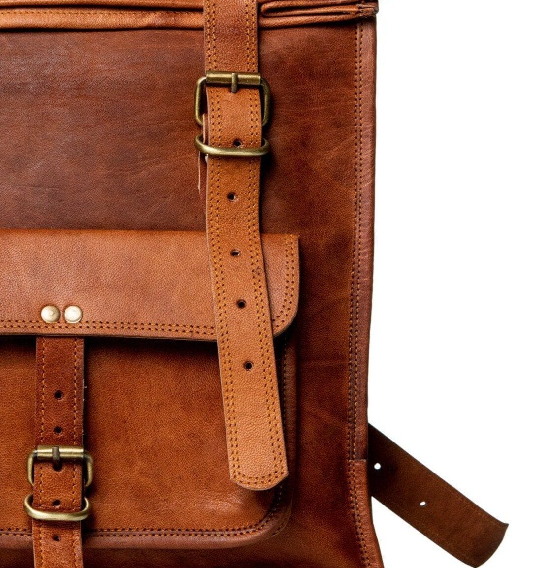 Classy Leather Bags The Hoffman Roll Top Backpack - AVBL MRKT (3)