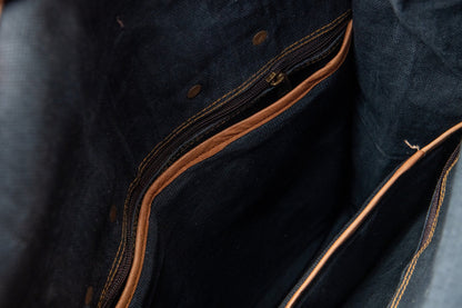 Classy Leather Bags The Hoffman Roll Top Backpack - AVBL MRKT (4)