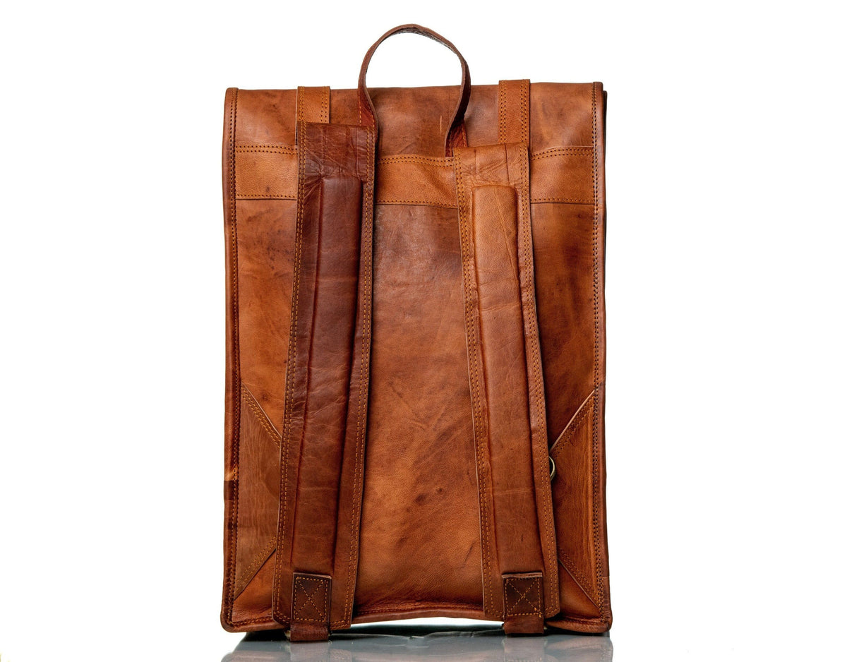 Classy Leather Bags The Hoffman Roll Top Backpack - AVBL MRKT (5)