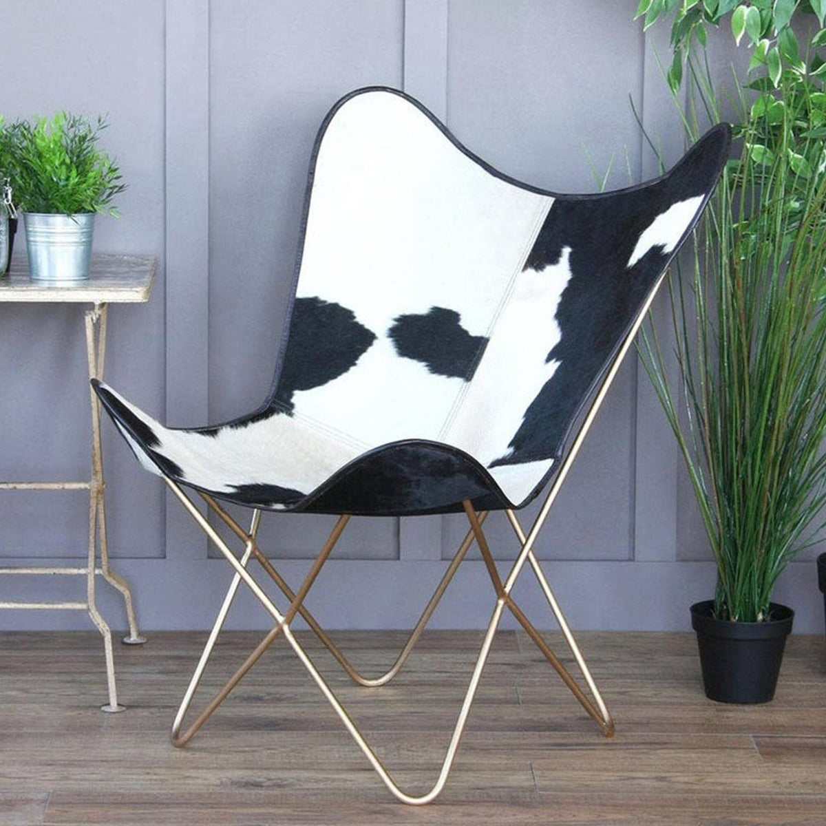Classy Leather Bags The Holsteins Butterfly Chair - AVBL MRKT (8)