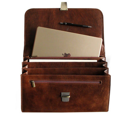 Classy Leather Bags The Hopkins Briefcase - AVBL MRKT (2)