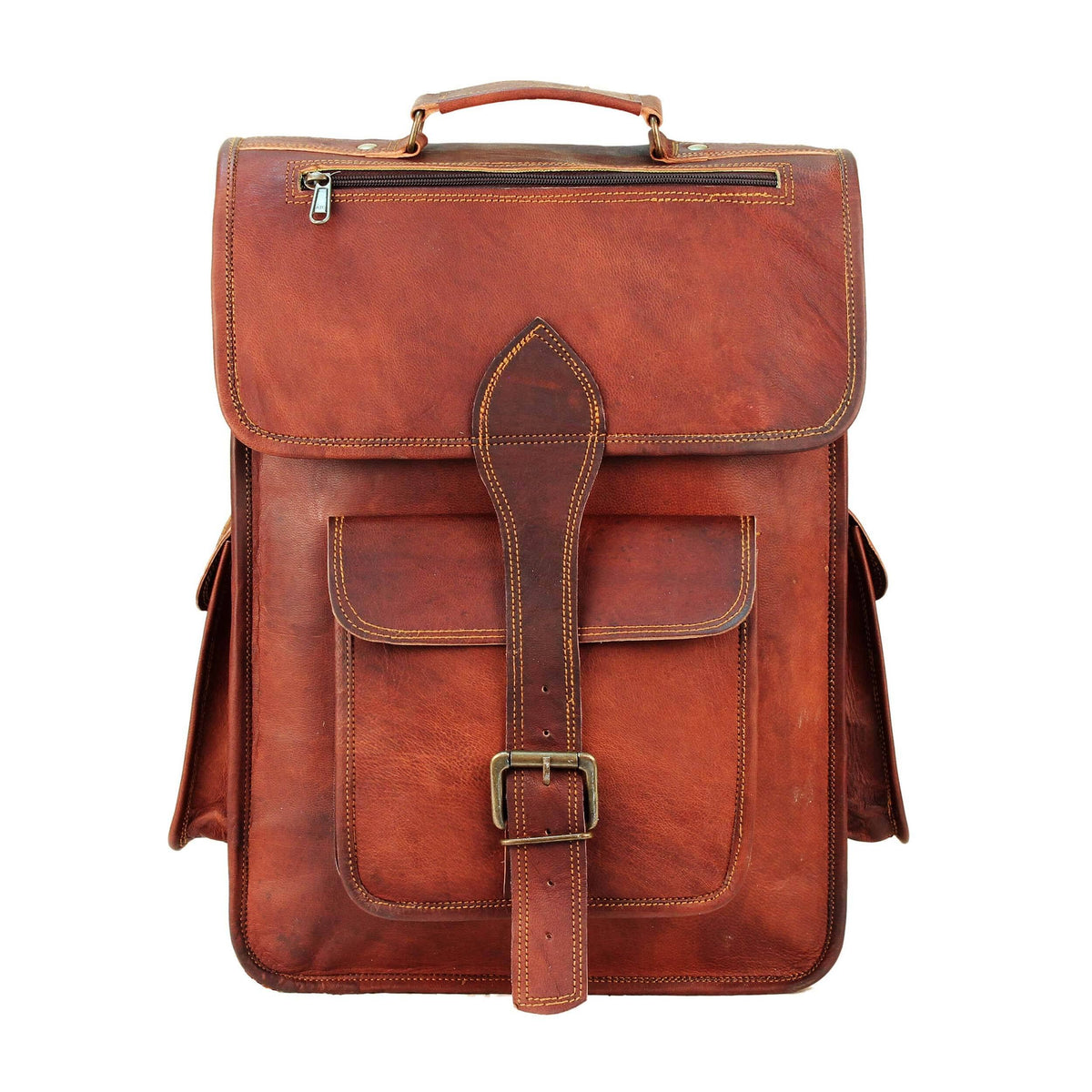 Classy Leather Bags The Hughes Rustic Backpack - AVBL MRKT (1)