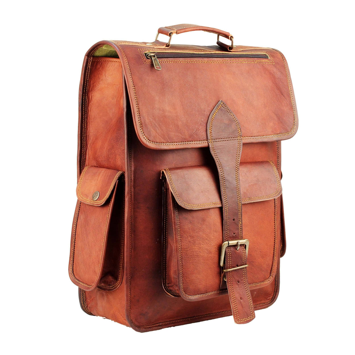 Classy Leather Bags The Hughes Rustic Backpack - AVBL MRKT (3)
