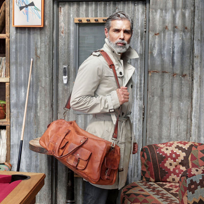 Classy Leather Bags The Hydrus Carry-On Duffel - AVBL MRKT (2)