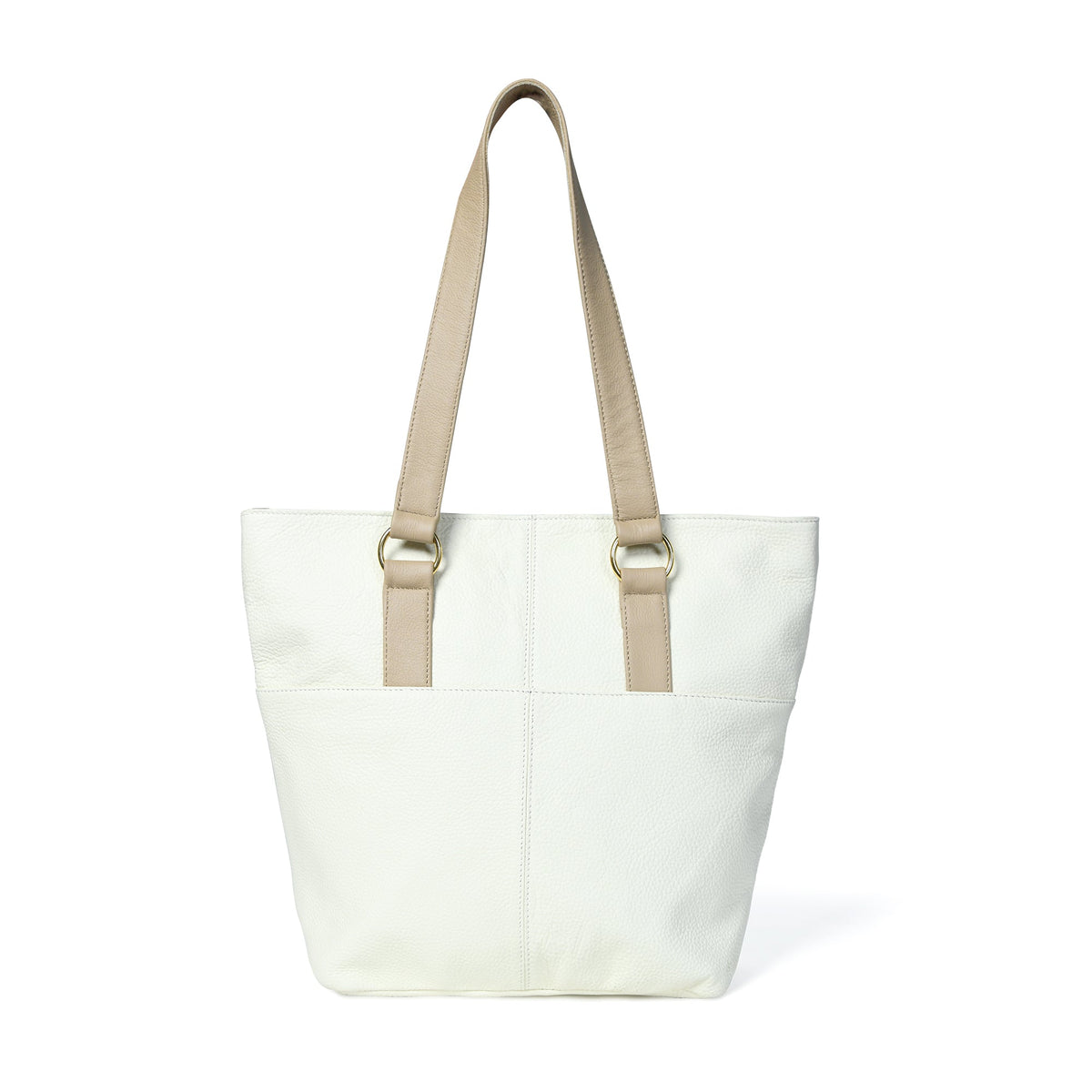 Classy Leather Bags The Ivory Leather Tote - AVBL MRKT (3)