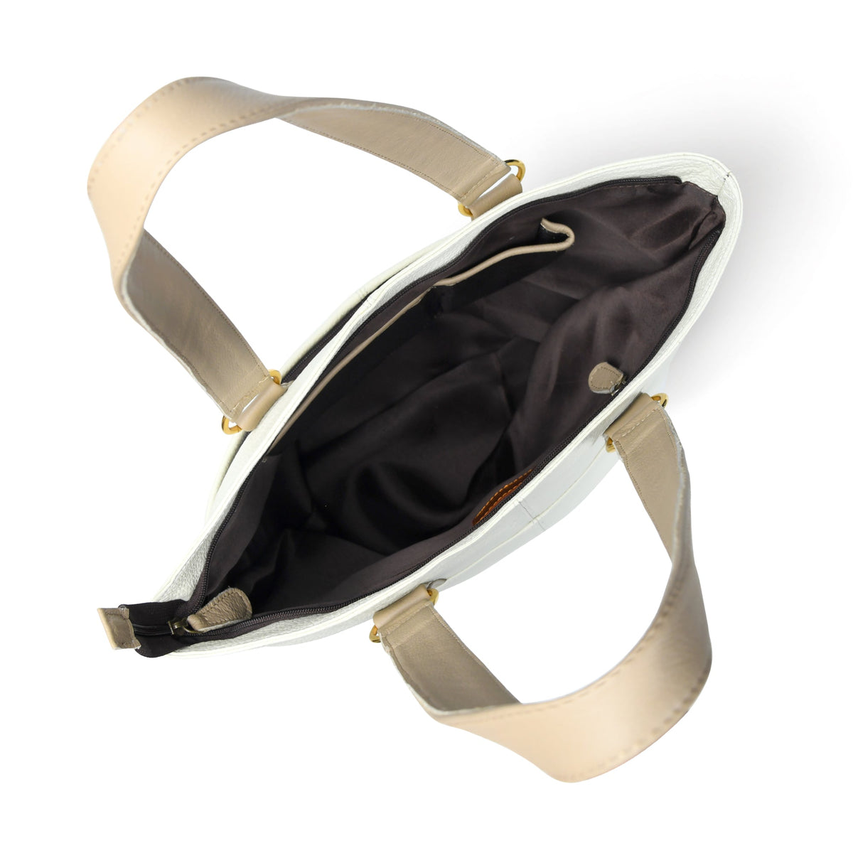 Classy Leather Bags The Ivory Leather Tote - AVBL MRKT (6)