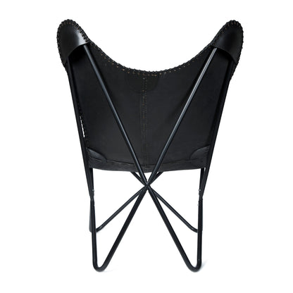 Classy Leather Bags The Jet Black Butterfly Chair - AVBL MRKT (5)