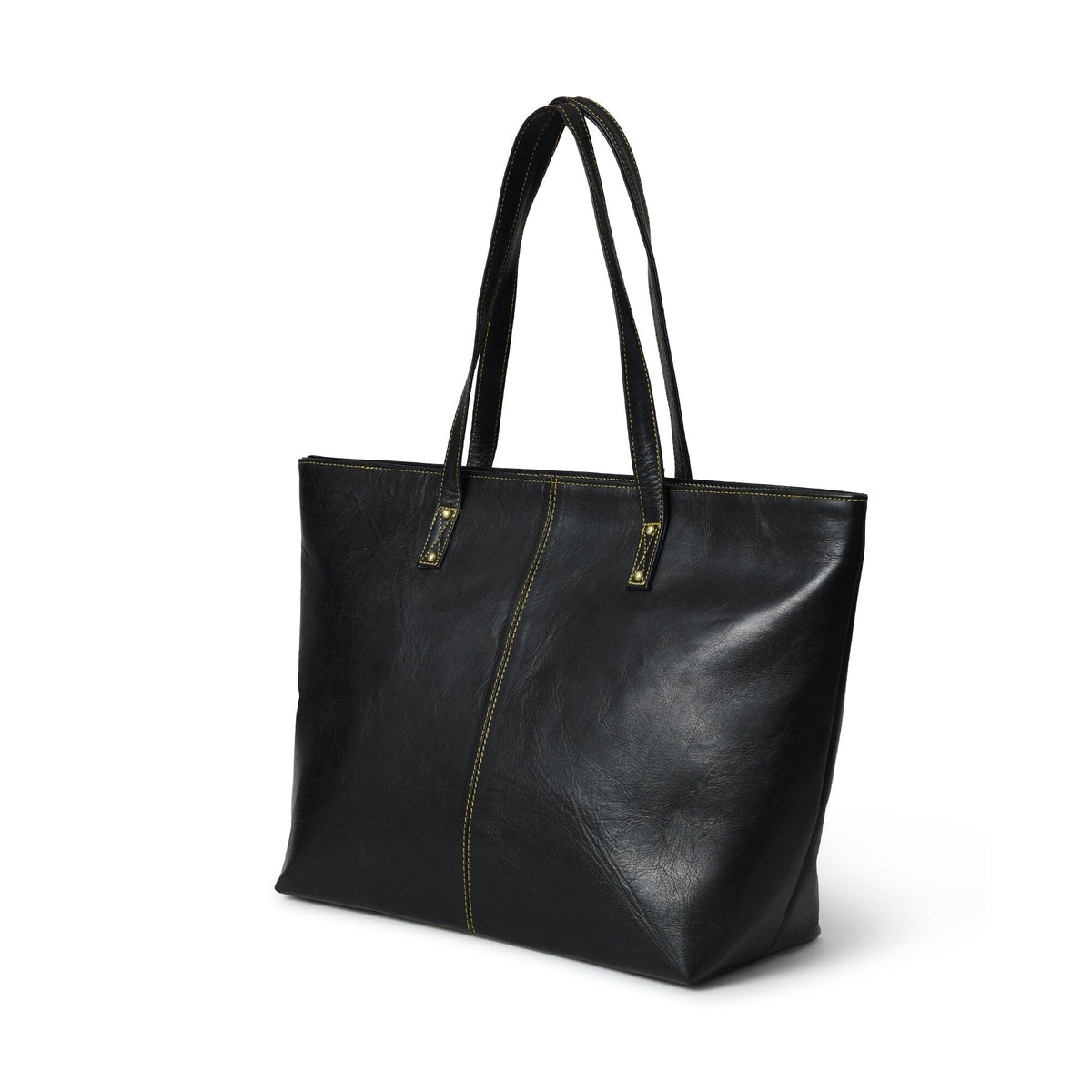 Classy Leather Bags The Kim Tote Bag- Black - AVBL MRKT (1)