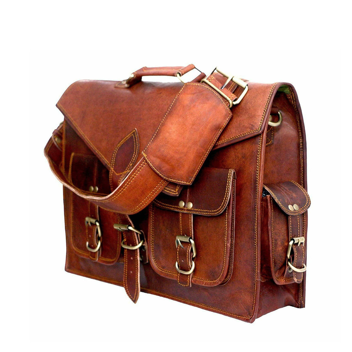 Classy Leather Bags The Lawyer Briefcase - AVBL MRKT (2)