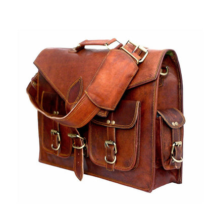 Classy Leather Bags The Lawyer Briefcase - AVBL MRKT (2)