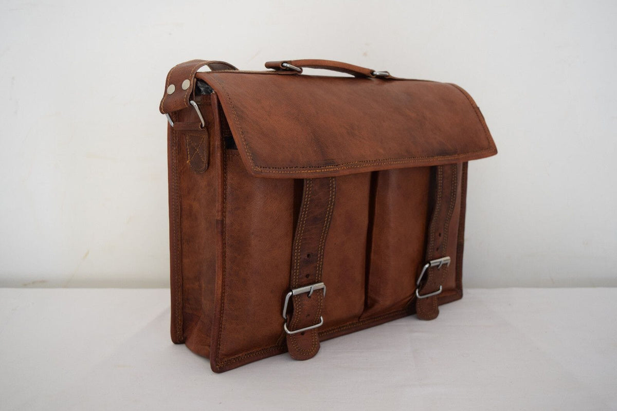 Classy Leather Bags The Lawyer Laptop - AVBL MRKT (5)