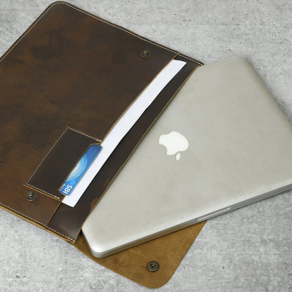 Classy Leather Bags The MacBook Folio - AVBL MRKT (2)