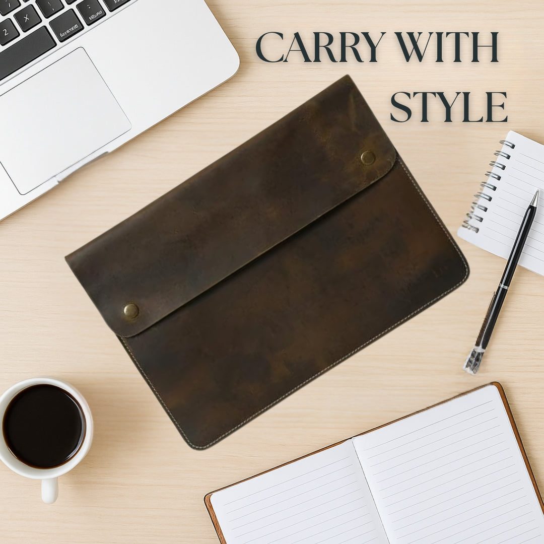 Classy Leather Bags The MacBook Folio - AVBL MRKT (5)