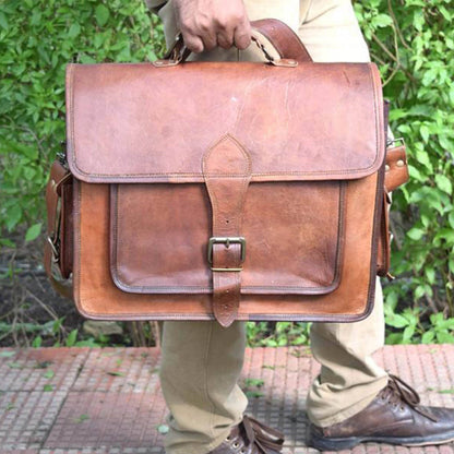 Classy Leather Bags The Magnanimous Messenger - AVBL MRKT (1)