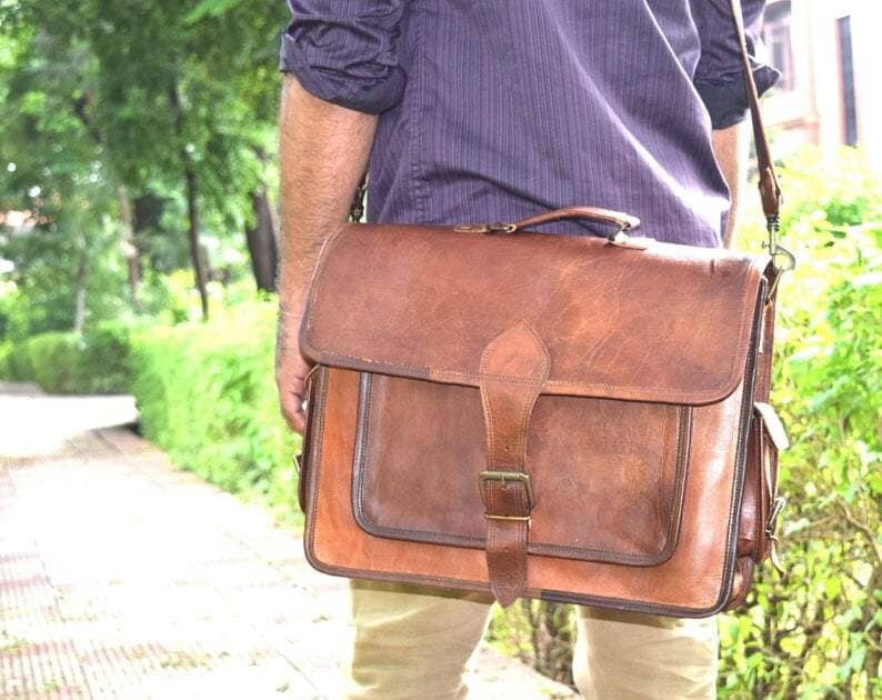 Classy Leather Bags The Magnanimous Messenger - AVBL MRKT (6)