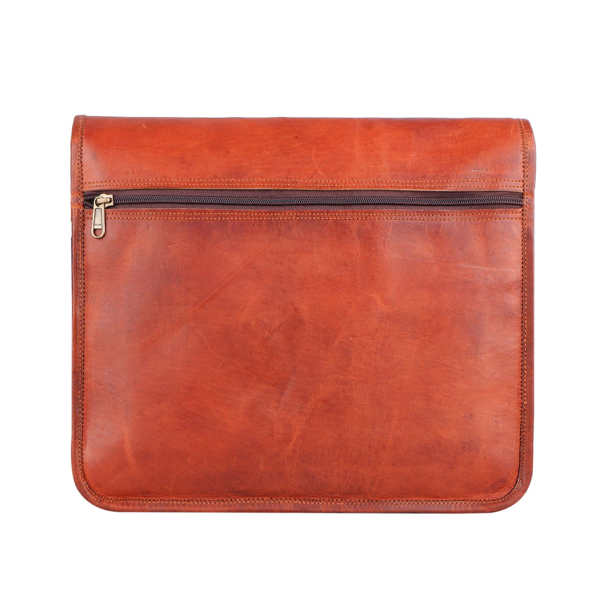 Classy Leather Bags The Mascot Leather Messenger - AVBL MRKT (3)