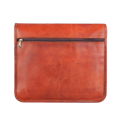 Classy Leather Bags The Mascot Leather Messenger - AVBL MRKT (3)