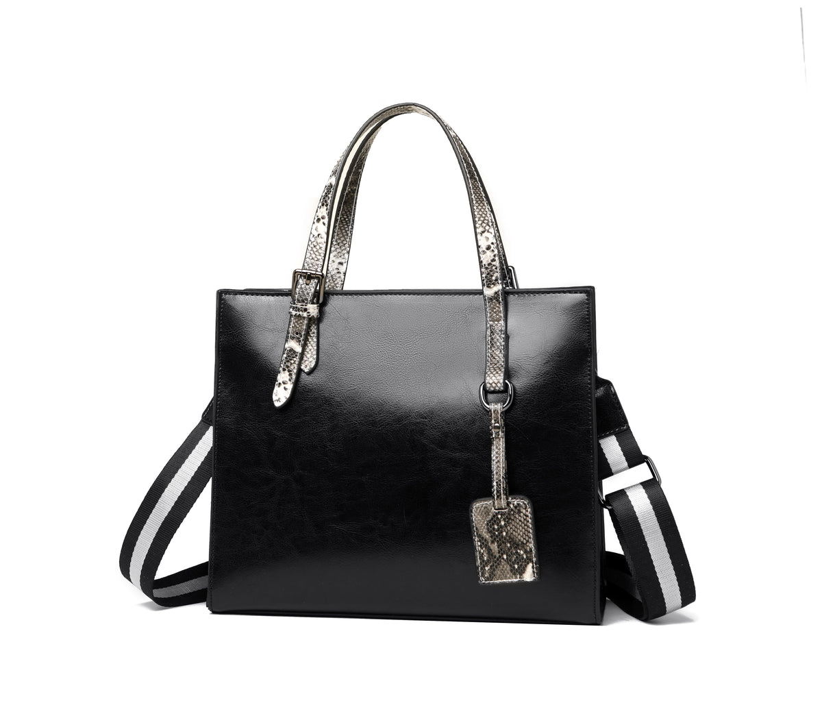 Classy Leather Bags The Medium Crossbody Tote - AVBL MRKT (5)