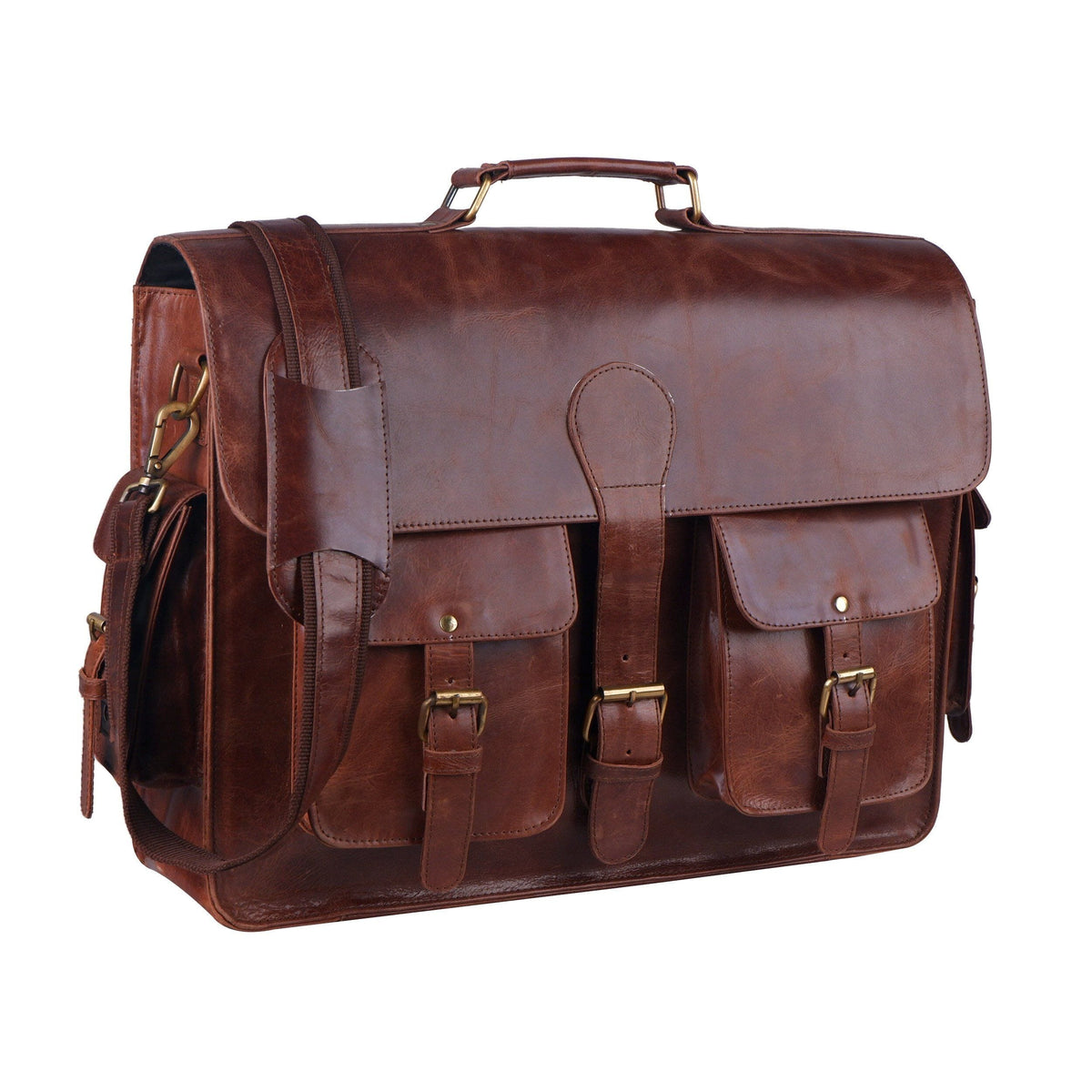 Classy Leather Bags The Men's Distressed - AVBL MRKT (1)