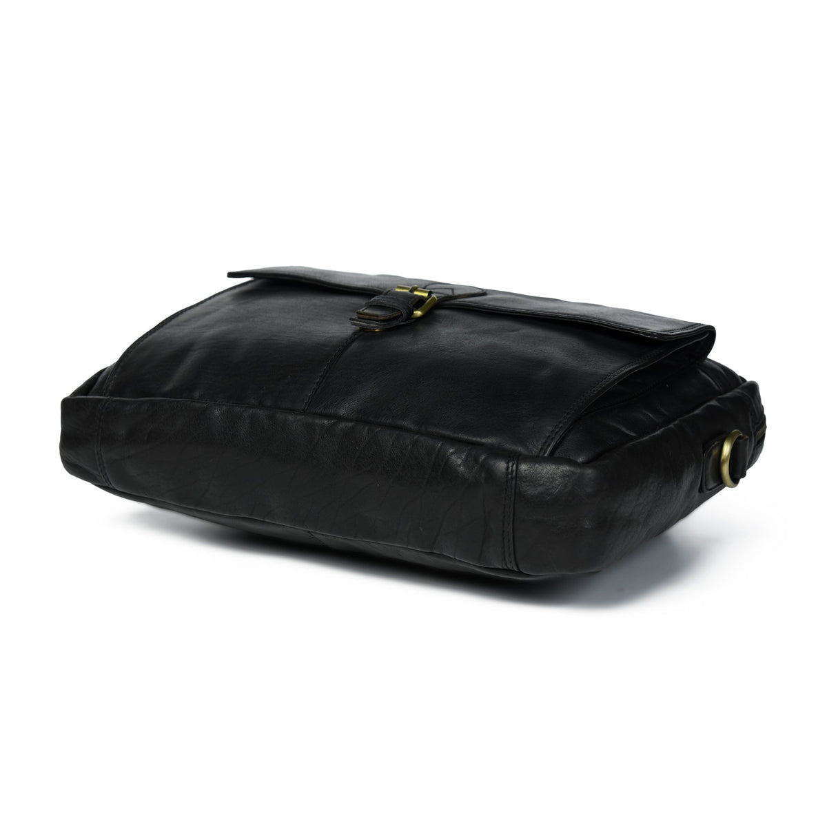 Classy Leather Bags The Modern Briefcase Black - AVBL MRKT (6)