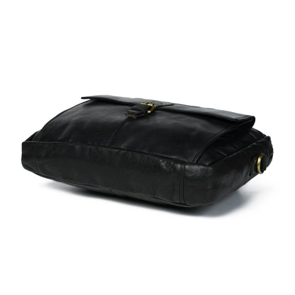 Classy Leather Bags The Modern Briefcase Black - AVBL MRKT (6)