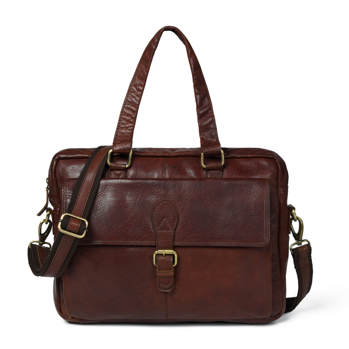 Classy Leather Bags The Modern Briefcase Brown - AVBL MRKT (2)