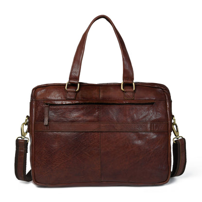 Classy Leather Bags The Modern Briefcase Brown - AVBL MRKT (5)
