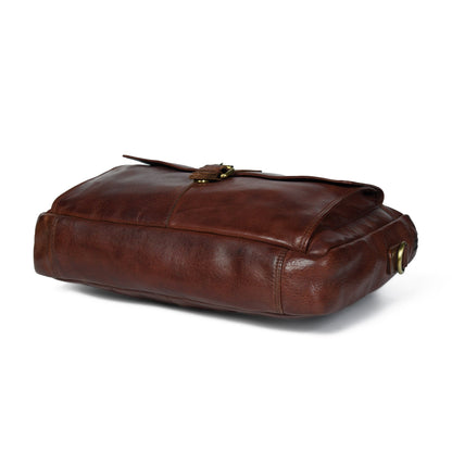 Classy Leather Bags The Modern Briefcase Brown - AVBL MRKT (6)