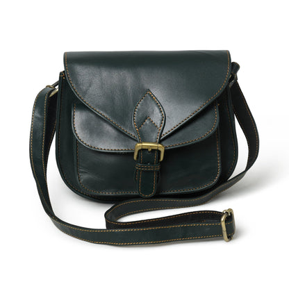Classy Leather Bags The Molina Satchel- Green - AVBL MRKT (1)