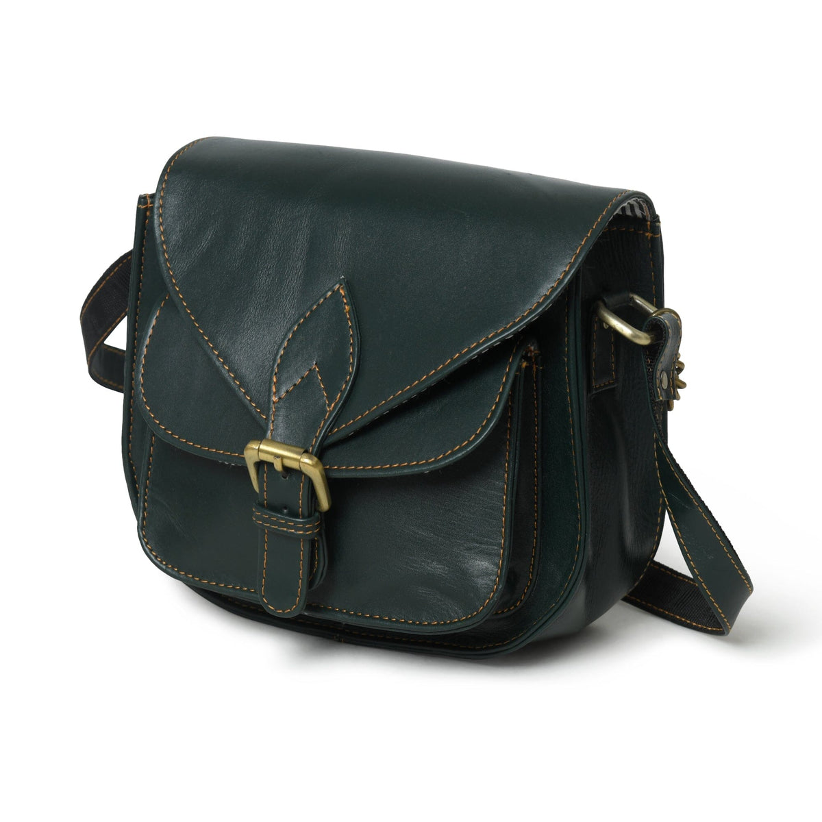 Classy Leather Bags The Molina Satchel- Green - AVBL MRKT (3)