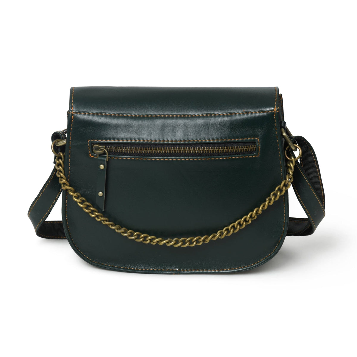 Classy Leather Bags The Molina Satchel- Green - AVBL MRKT (6)
