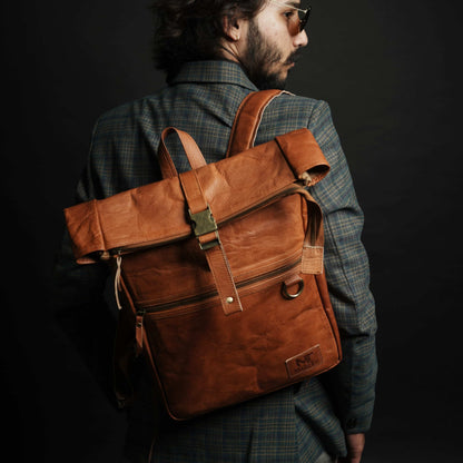 Classy Leather Bags The Ortiz Rucksack - AVBL MRKT (2)
